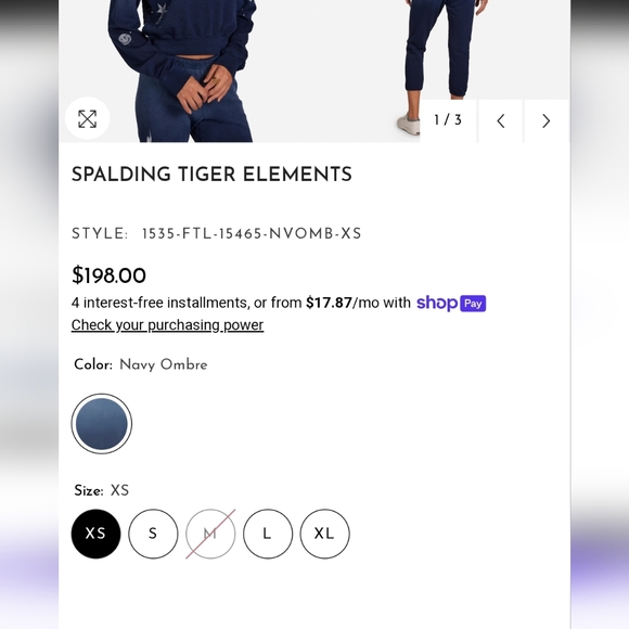 Lauren Moshi Spalding Tiger Elements Sweatshirt - Picture 5 of 16